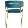 Купить Стул Turin бирюзовый с золотыми ножками по низкой цене