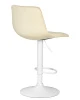Купить Стул барный DOBRIN TAILOR WHITE, бежевый велюр (MJ9-10) по выгодной цене для кафе, ресторанов и кухни
