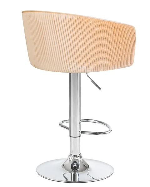 Стул барный DOBRIN DARCY, песочный велюр (1922-3) для кафе, ресторанов и кухни