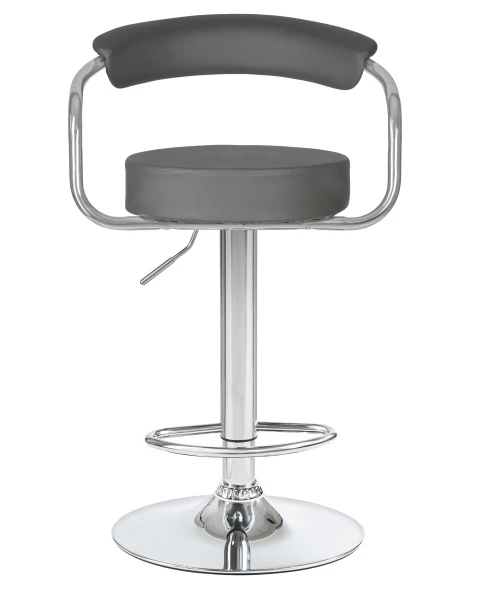 Стул барный DOBRIN MARTA, серый для кафе, ресторанов и кухни
