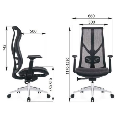 Кресло Viking-21 (Викинг 21) черный