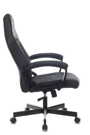 Кресла для геймеров - Кресло игровое Zombie VIKING 6 KNIGHT черный искусственная кожа с подголов. крестовина металл