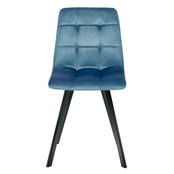 Купить Стул Easy тёмно-бирюзовый с чёрными ножками по низкой цене