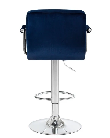 Купить Набор 2 шт Стул барный DOBRIN KRUGER ARM, синий велюр (MJ9-117) в интернет-магазине КупиКресла.ру