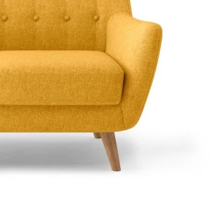 Купить Диван Picasso двухместный горчичный по низкой цене