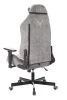 Кресла для геймеров - Кресло игровое Knight N1 Fabric серый Light-19 с подголов. крестов. металл