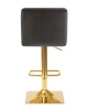 Купить Стул барный DOBRIN GOLDIE, черный велюр (MJ9-101) по выгодной цене для кафе, ресторанов и кухни