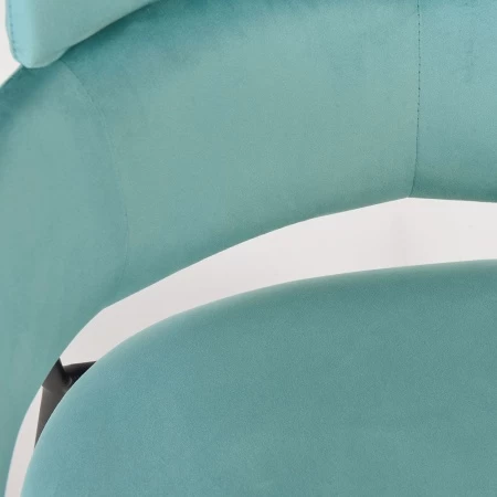 Купить Стул Napoli светло-бирюзовый с чёрными ножками в интернет-магазине КупиКресла.ру