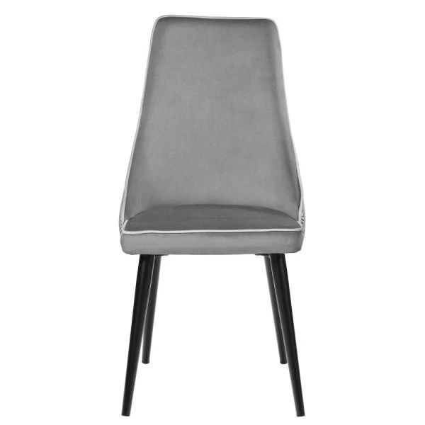 Купить Стул Dave серый с жаккардом по низкой цене