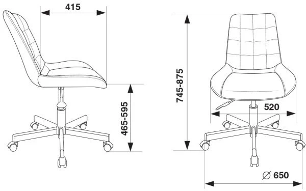 Кресло Бюрократ CH-350M черный текстиль/эко.кожа крестовина металл | Купить в КупиКресла.ру