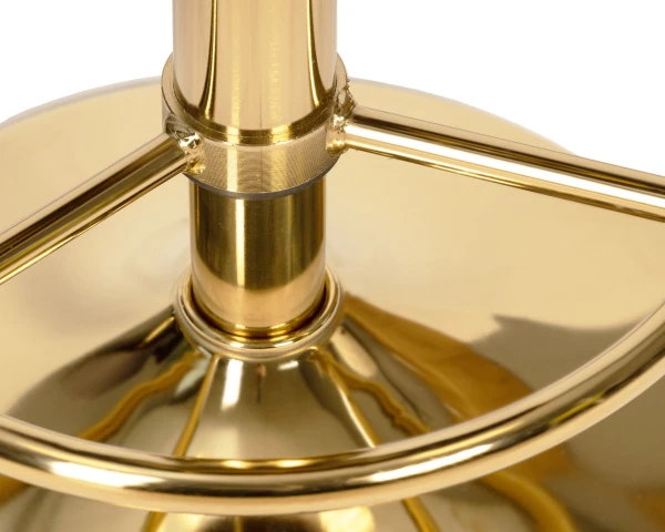 Купить Набор 2 шт Табурет барный DOBRIN BRUNO GOLD, пудрово-розовый велюр (MJ9-32) по низкой цене