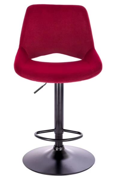Барный стул Everprof Flash Ткань Бургунди для кафе, ресторанов и кухни