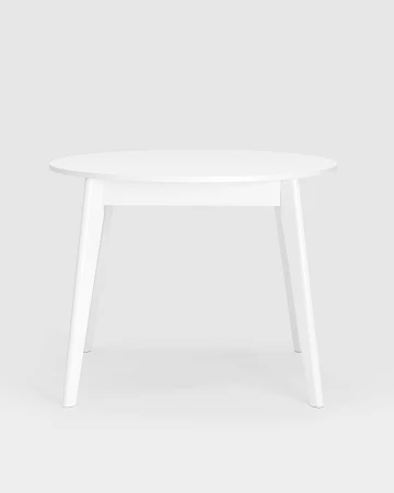 Купить Стол Rondo 100-135*100 белый по низкой цене