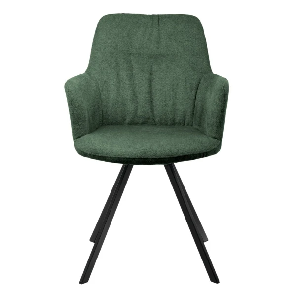 Купить Комплект из 2-х стульев Grant зелёный шенилл на поворотном механизме по низкой цене