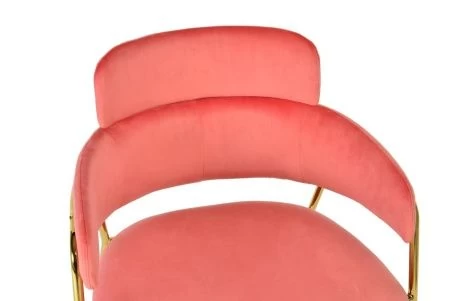 Купить Стул Napoli коралловый с золотыми ножками по низкой цене