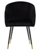 Купить Стул обеденный DOBRIN MARY, черный велюр (1922-21) в интернет-магазине КупиКресла.ру