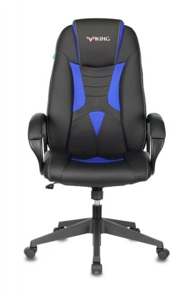 Кресло игровое Zombie VIKING-8N черный/синий искусственная кожа крестовина пластик | Купить в КупиКресла.ру