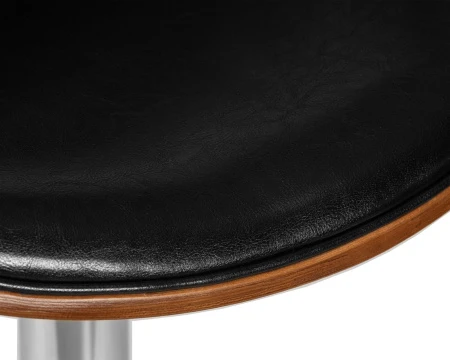 Купить Набор 2 шт Стул барный DOBRIN KARTER, коричневое дерево, чёрный в интернет-магазине КупиКресла.ру