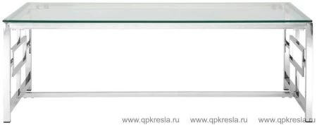 Журнальный стол 120*60 БРУКЛИН серебро