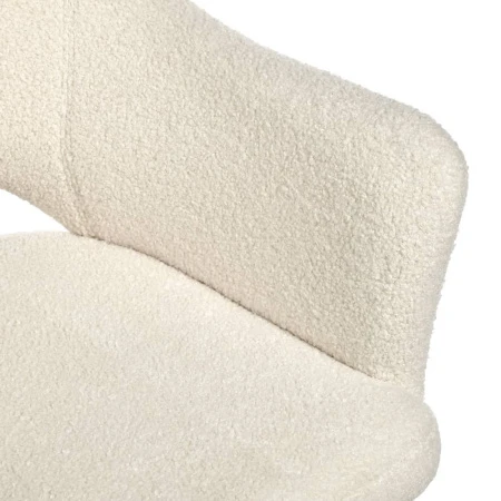 Купить Стул Bruno белый, искусственный мех по низкой цене