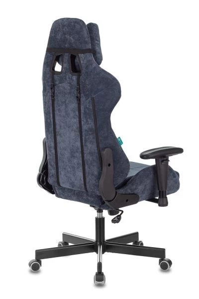 Кресло игровое Zombie VIKING KNIGHT Fabric синий Light-27 с подголов. крестовина металл | Купить в КупиКресла.ру