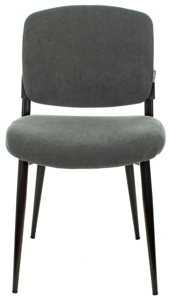 Купить Стул для кухни Бюрократ KF-8 серый Alfa 44 металл черный на ножках (KF-8/FABRIC/GREY) по низкой цене