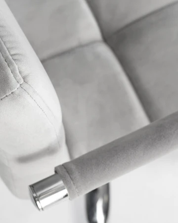 Офисные кресла - Офисное кресло для персонала DOBRIN TERRY, серый велюр (MJ9-75)