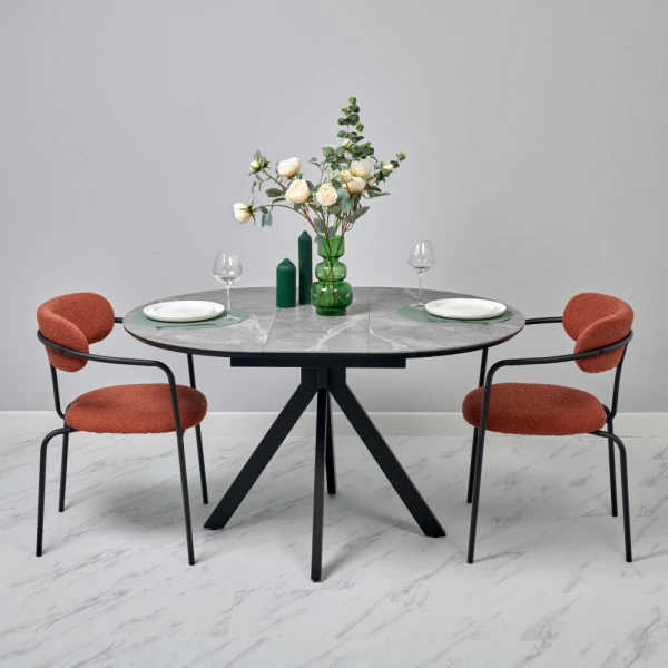 Купить Стул Ant букле терракотовый по низкой цене