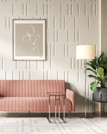 Купить Журнальный столик 50*32 БОСТОН прозрачное стекло сталь серебро по низкой цене