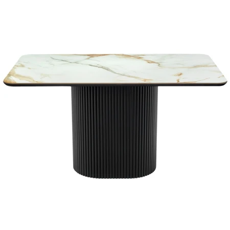 Купить Стол Festa 140x85x77см, керамогранит Calacatte gold по низкой цене