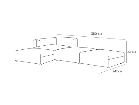 Купить Модульный диван Sorrento по низкой цене
