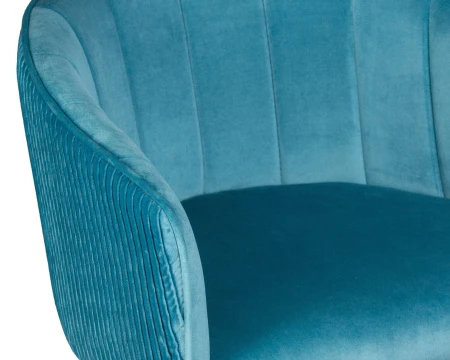 Купить Стул барный DOBRIN DARCY, морской волны велюр (1922-7) по выгодной цене для кафе, ресторанов и кухни