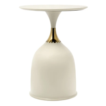 Купить Кофейный столик Stupa 40x54см, белый, металл по низкой цене