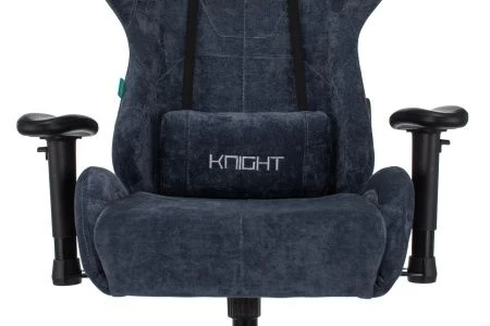 Кресла для геймеров - Кресло игровое Zombie VIKING KNIGHT Fabric синий Light-27 с подголов. крестовина металл