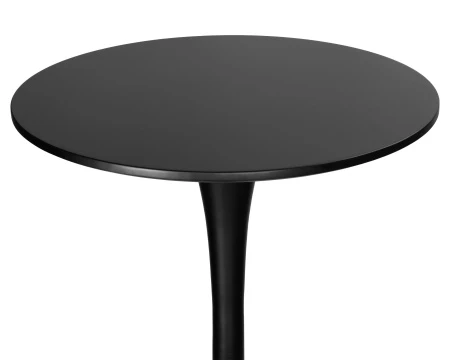 Купить Стол барный MIA BAR, черная столешница, черное основание по низкой цене