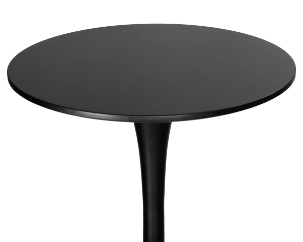 Купить Стол барный MIA BAR, черная столешница, черное основание по низкой цене