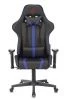 Кресла для геймеров - Кресло игровое Zombie A4 черный/синий искусственная кожа с подголов. крестовина пластик