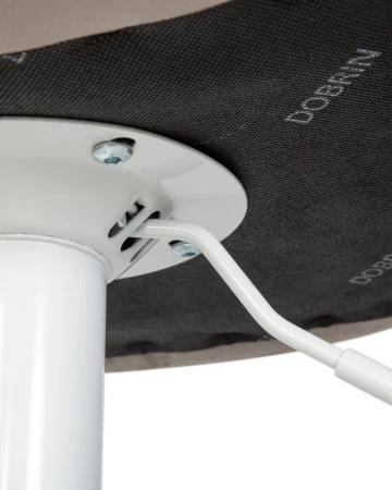 Купить Набор 2 шт Стул барный DOBRIN TAILOR WHITE, серый велюр (MJ9-75) в интернет-магазине КупиКресла.ру