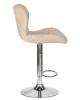Купить Стул барный DOBRIN BARNY, бежевый велюр (MJ9-10) по выгодной цене для кафе, ресторанов и кухни