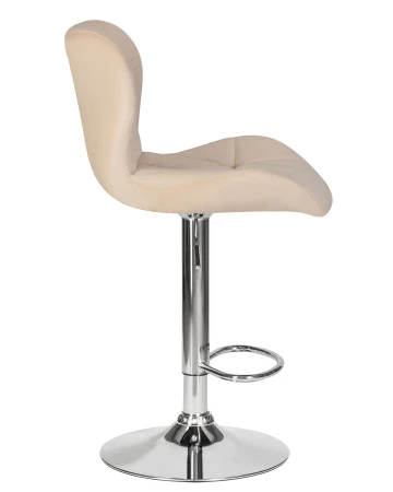Купить Стул барный DOBRIN BARNY, бежевый велюр (MJ9-10) по выгодной цене для кафе, ресторанов и кухни