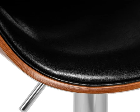 Купить Набор 2 шт Стул барный DOBRIN KARTER, коричневое дерево, чёрный в интернет-магазине КупиКресла.ру