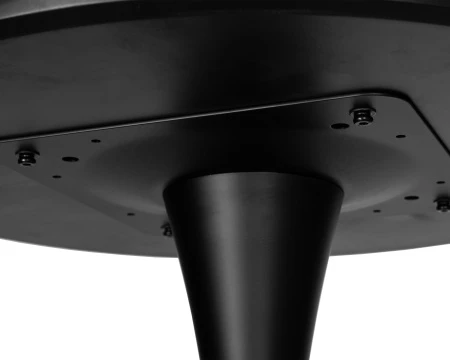 Купить Стол барный MIA BAR, черная столешница, черное основание по низкой цене