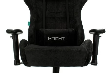Кресла для геймеров - Кресло игровое Zombie VIKING KNIGHT Fabric черный Light-20 с подголов. крестовина металл