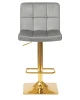 Купить Набор 2 шт Стул барный DOBRIN GOLDIE, серый велюр (MJ9-75) в интернет-магазине КупиКресла.ру