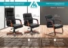 Кресла руководителя - Кресло руководителя Бюрократ T-9927WALNUT черный кожа крестовина металл/дерево
