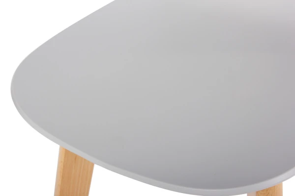 Купить Стул Gracia белый с деревянными ножками по низкой цене