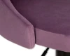 Купить Стул барный DOBRIN JOSEPH BLACK, пудрово-сиреневый велюр (MJ9-52) по выгодной цене для кафе, ресторанов и кухни