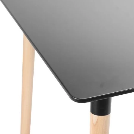 Купить Стол Summer 80х80x75см, чёрный по низкой цене