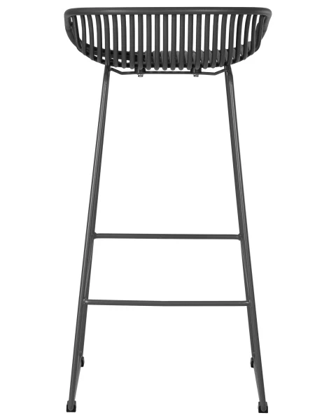 Стул барный DOBRIN FRANK, темно-серый для кафе, ресторанов и кухни