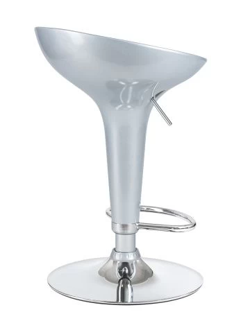 Купить Стул барный BOMBA (серебряный металлик) по выгодной цене для кафе, ресторанов и кухни